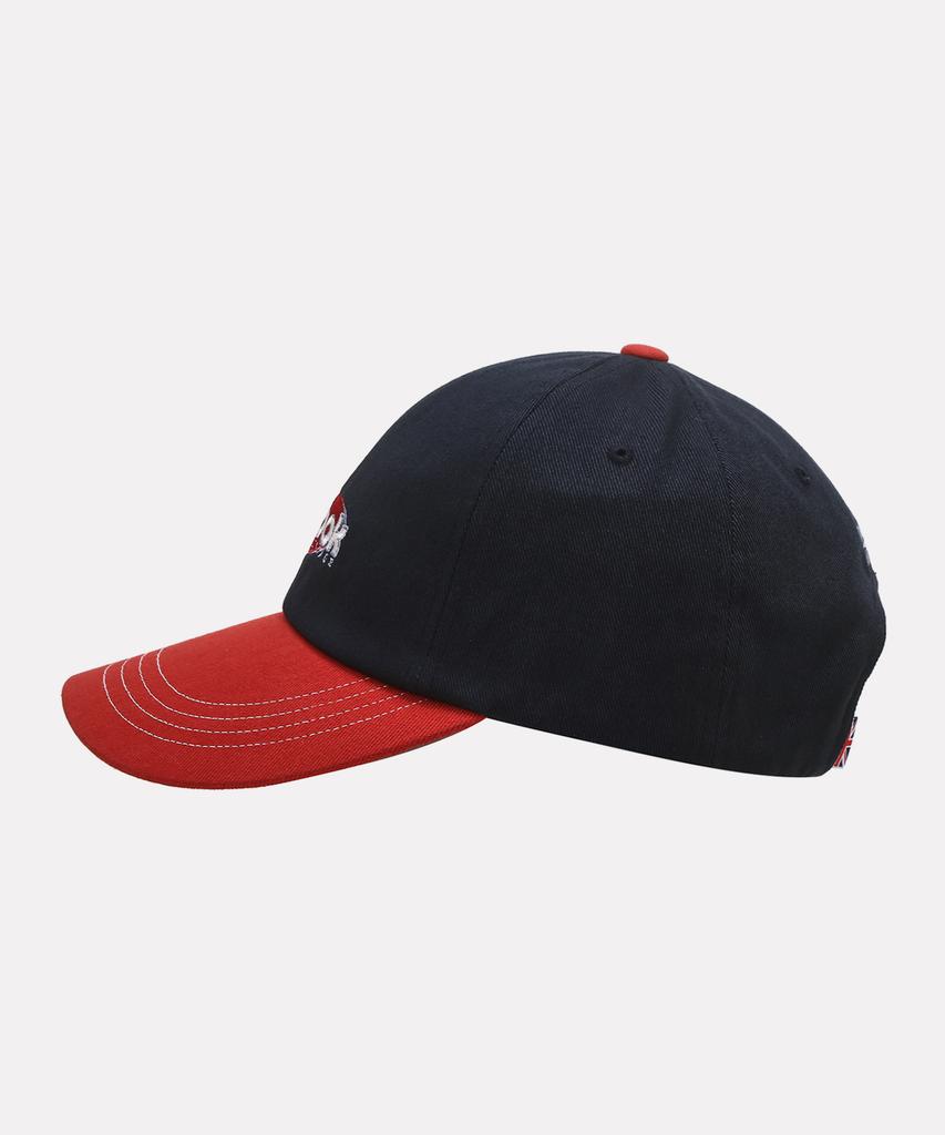 REEBOK Two-Tone Logo Ball Cap - Navy:Red