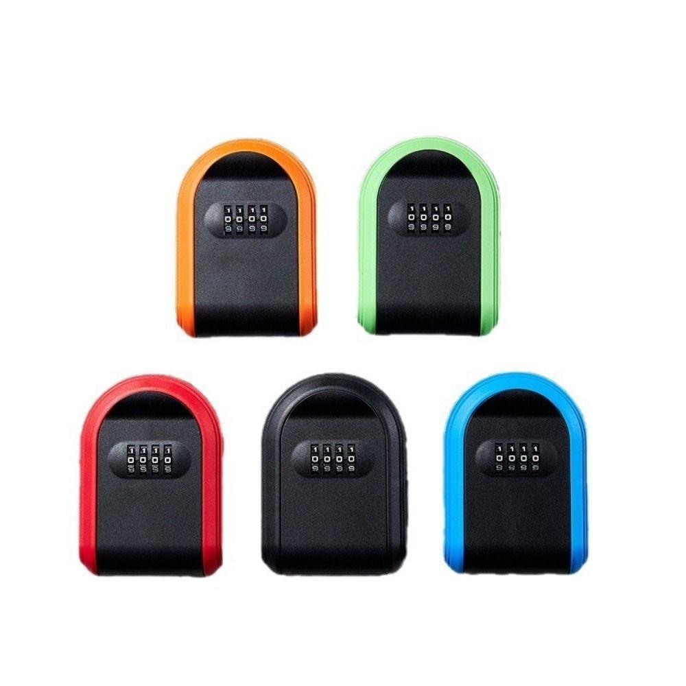 Full Plastic Key Lock Box Mechanical Combination Lock Key Organizer Password Key Box Office