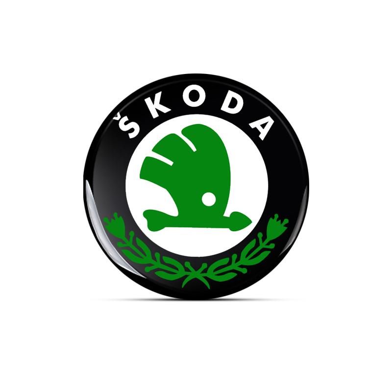 New 11mm 14mm Car Key Emblem Sticker Auto Control Key Logo Decal For Skoda Octavia Fabia Rapid Yeti Superb A5 A7 VRS VII Scala Bst433