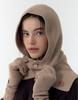 Hejiseuyeoseongaegseseoli [Cashmere Blended] Beige Cashmere Blend Balaclava