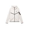 Jaqueta Masculina Técnica Confortável com Capuz e Manga Comprida Multi-Bolsos Vermelho-Claro Marrom-Madeira Preto HV0950-104