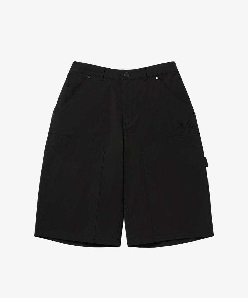 GOALSTUDIO Script Chino Long Shorts-Black