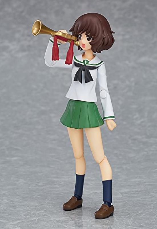 Figma Girls Panzer Movie Yukari Akiyama Uniform bemalte bewegliche Figur & Ver. Nicht maßstabsgetreues ABS und PVC