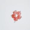 Heart-Shaped Natural Agate Pendant Necklace - 20mm Crystal Stone