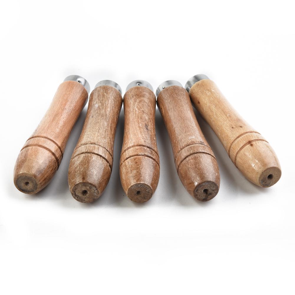 Wooden File Handle 5pcs For File Craft Tool Portable