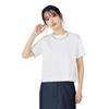 Comme Ca Ism Box Silhouette Cropped Vit L T-shirt 12-60CK01-205