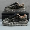 Scarpe Sportive Casual Lavate in Denim alla Moda e Comode con Tendenza Retrò da Uomo