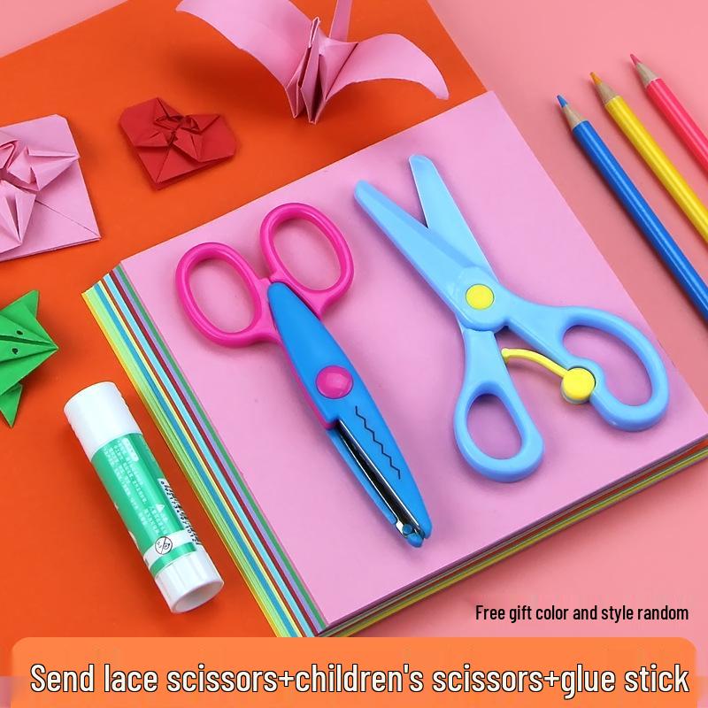 Children's Origami Color Paper Set - A4 Square for Kindergarten & Elementary Crafts