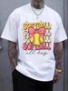 Groovy Softball Coquette Bow Softball Lover Softball All Day Unisex T-Shirt