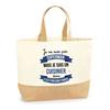 Jute Kitchen Bag Superman Beach Bag Man Profession