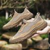 Fashion Breathable Casual Mesh Shoes for Men Classic Travel Men Sandals Summer Outdoor Walking Sneakers Anti-collision Toe Men Sandals