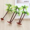 Mini Coconut Tree Props for Cake Decorations, Sand Table, and Fish Tank Accessories