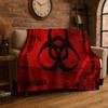 3D R-Resident Evil Leon Spel Cartoon Flanellen Deken Zacht Warm Plaid voor Slaapkamer Woonkamer Bed Reizen Kamperen Picknick