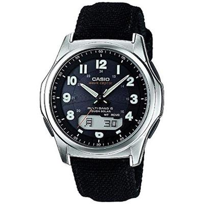 Wave Ceptor Men's Solar Radio-Controlled Watch WVA-M630B-1AJF Black - Official Domestic Model