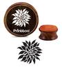 Printtoo Craft Textile Round Stamp Floral Pattern Madeira Borracha Scrap-booking Stamps-2