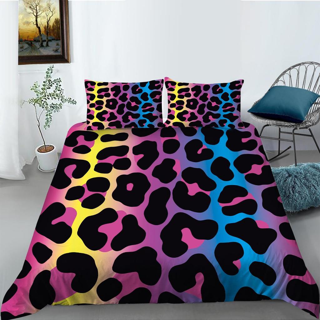 3D Digital Printing Bedding Set Down Quilt Cover Bedding Set AU/EU/US Full Size Bedding Quilt Cover and Pillowcase Full Size Home Decoration