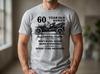 60th Birthday Gift TShirt 60 Year Old Banger Vintage Car Tee Funny Retro Vehicle Shirt Husband Gift Unisexs Birthday Present