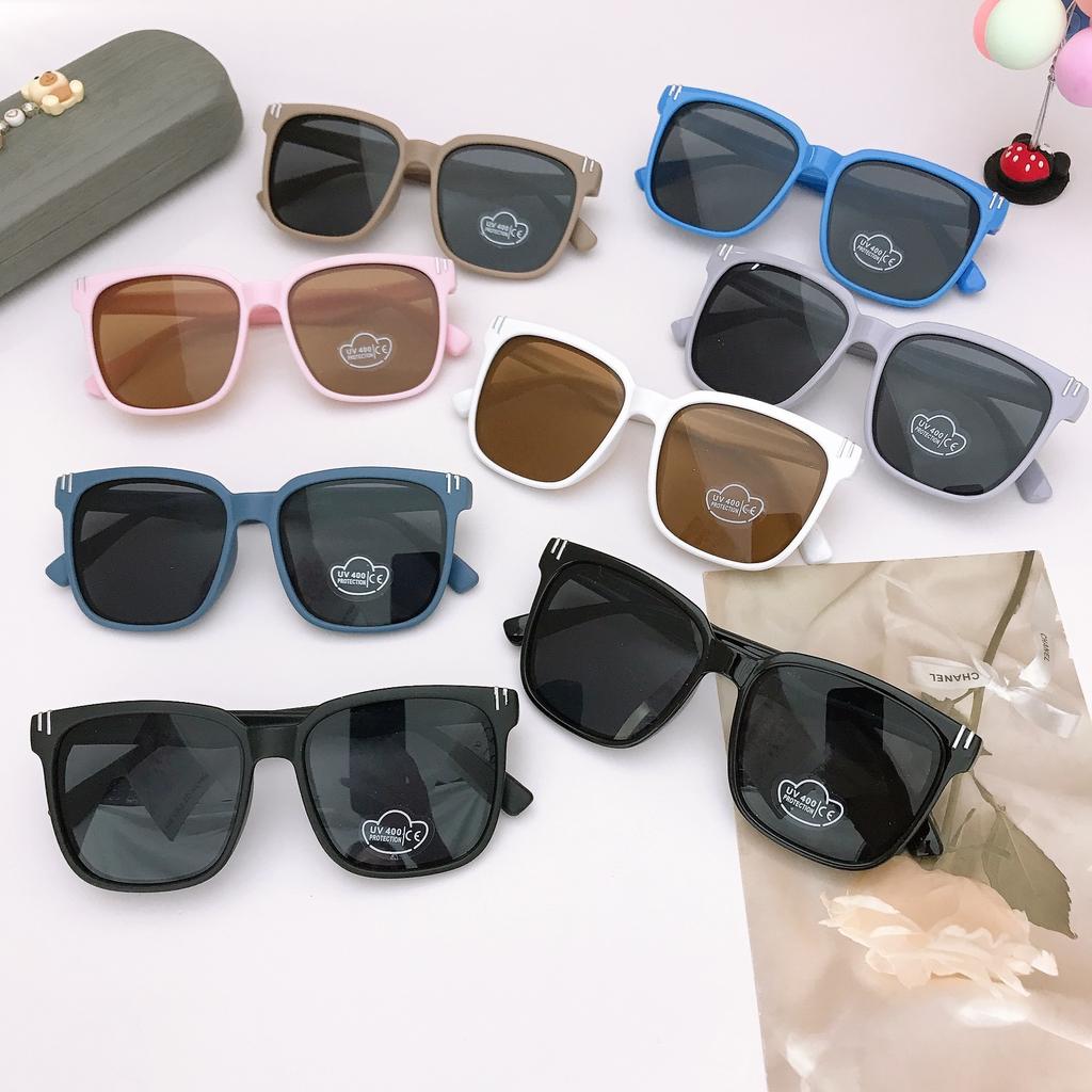 Fashion Children'S Sunglasses Morandi Sunscreen Sunshade Uv Protection Summer Baby Sunglasses Boys And Girls Glasses Tide