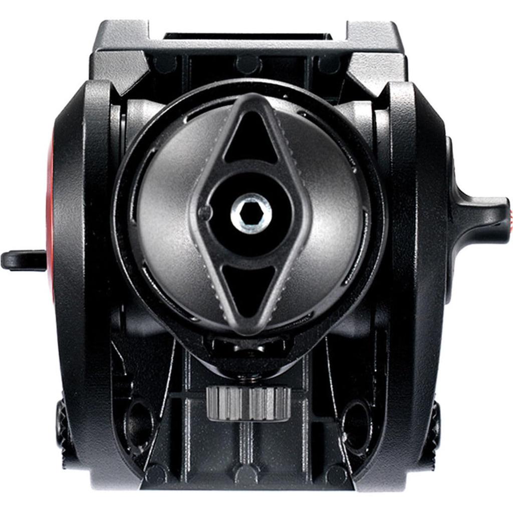 Manfrotto Video Lever Rubber Quick Release Fluid with Carrying MS Type MVK500AM Kit, Lock, Aluminum, 3-Section, Feet, Plate, Level, Mechanism, Case,