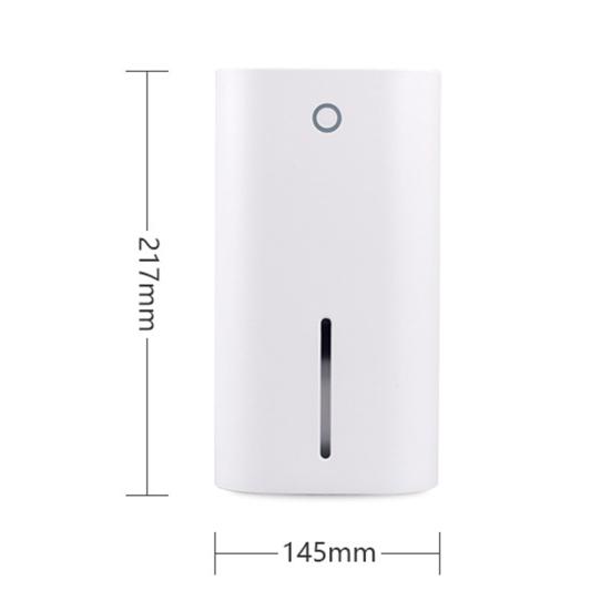 Air Dehumidifier Low Noise Automatic Shutdown Square EU/US/UK Plug 850ml Semiconductor Dehumidification Air Dryer Moisture Absorber for Home