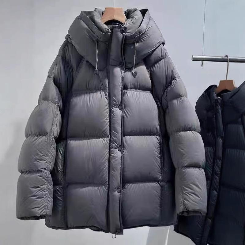 Winter New Puff Down Jacket Short Hooded Thickened Duck Down Fashion Warm Jacket Women