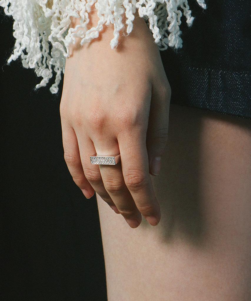 Smgt Signet Series Flat Ring #4 [White]
