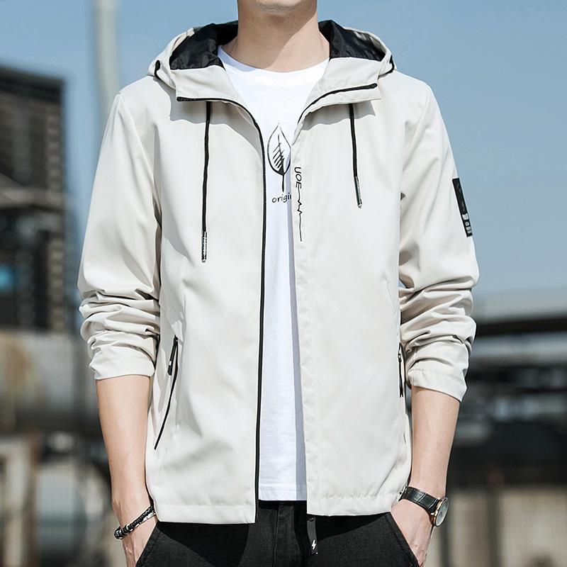 Men's Jacket Hooded Versatile Jacket
