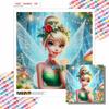 5D DIY Diamond Painting Decorative Beautiful Fairy Full Round Drill Scenery Diamond Embroidery Cross Stitch Kits Home Decor Gift
