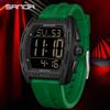 SANDA Fashion New Electronic Man Watch Numeric Display Sports Multifunctional High Quality Waterproof LED Men's Digital Watches