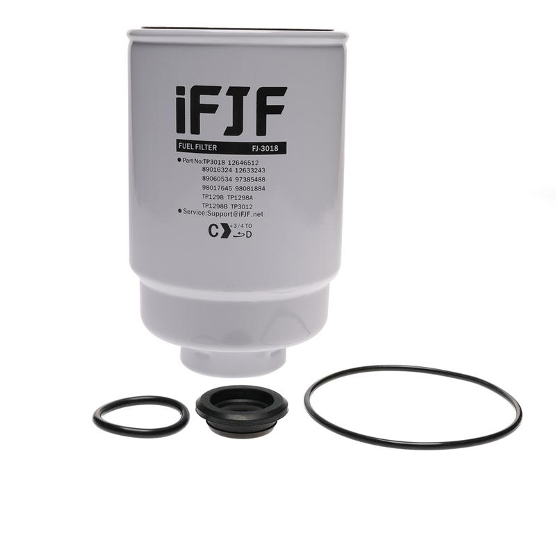 TP3018 for TP3012 AC DELCO DURAMAX Diesel Fuel Filter 19305685 12664429 12633243 with Seals for 2001-2016 Chevrolet GMC 6.6L