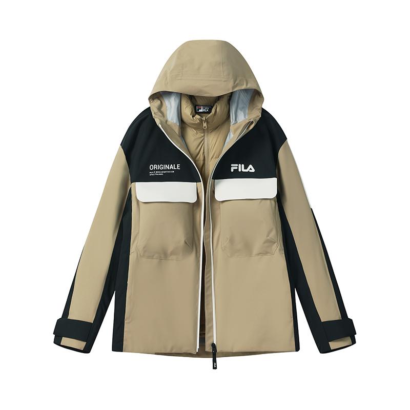 Fila ORIGINALE Down Jacket Men's Algae Brown F11M549921FLK