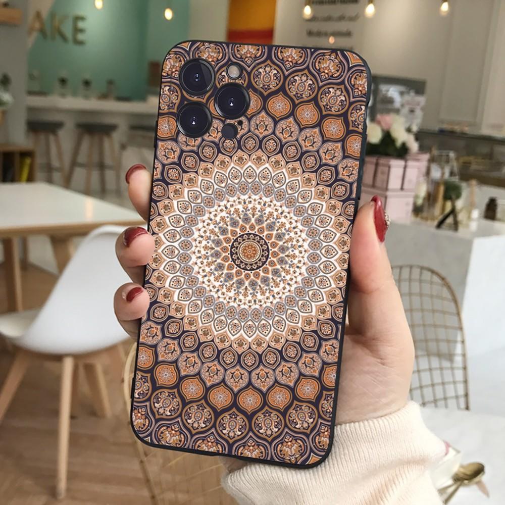 Persian carpet Floral pattern Phone Case For iPhone 15 14 11 12 13 Mini Pro XS Max Cover 6 7 8 Plus X XR SE 2020 Funda Shell