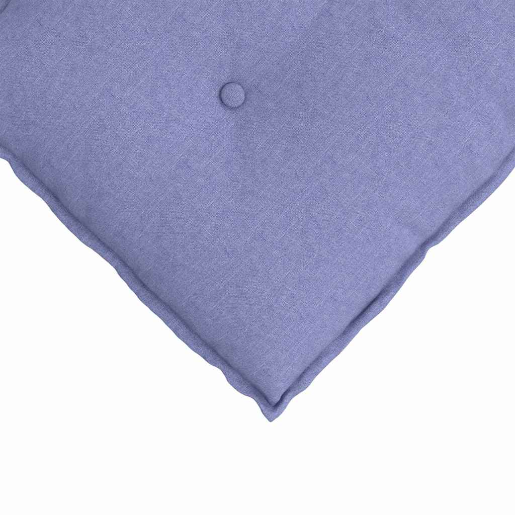 Back Cushion Denim Blue 80 x 19 x 50 cm Fabric