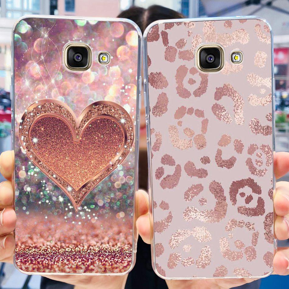 For Samsung Galaxy A5 2016 Case Samsung A5 2017 2015 A500F A520F SM-A510F Elegant Printing Soft Silicone TPU Phone Back Cover