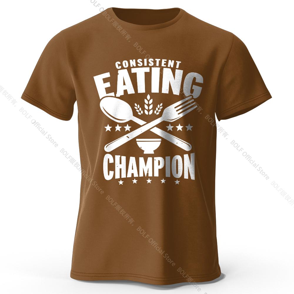 Herren T-Shirt mit Aufdruck 100% Baumwolle Übergroßes T-Shirt mit auffälliger Grafik für Damen Sommeroberteile Foodie Streetwear