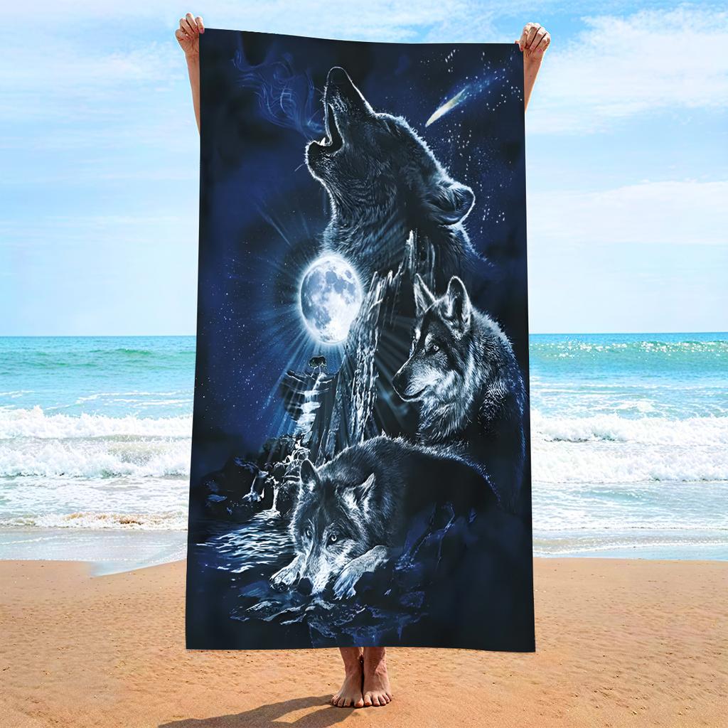 Microfiber Beach Towel Printed Beach Towel Absorbent Beach Towel