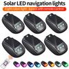 Car Roof RGB Strobe Light with Remote Control Waterproof Interior Car Lights Wireless Smart LED Strobe Lights Solar Powered Aircraft Warning Lights