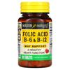 Folic Acid B6 & B12, 90 Tablets