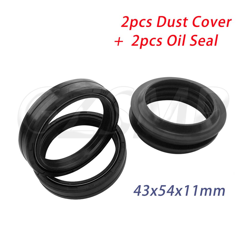 Front Fork Oil Seal & Dust Cover 43x54x11 Fit for Honda CBR1000RR CB1300S CBR1100XX CBR600F4i VTR1000 XL1000V