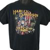 Vintage tričko Harley Davidson Pánské Velikost L Černé Y2K River Falls Wisconsin