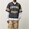 Letter Printed Grid Breathable Hip-hop Trend Spring/summer Men's and Women's Fashionable T-shirt