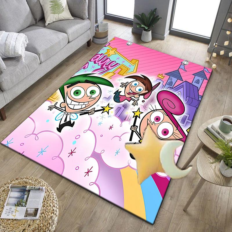 Magical Friendship timmy Adventure Office Rug Chair Mat, Game Carpet, Suitable for Front Door, Bedroom, Living Room, Desk, Holiday Gift