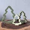 3d Christmas Tree Mold Easy To Clean Wax Casting Mold Resin Plaster Mold Non Toxic For Diy Craft Projects Festive Ornaments Gift