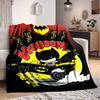 1pc Batman Flannel Throw Blanket Lightweight Soft Warm All Season Blanket for Sofa, Bed, Travel, Camping L1024158