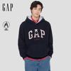 Unisex Logo Patch Fleece Hoodie