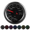 2in 12V Oil Temperature Gauge 40140 Celsius Display 7 Colors Backlight with Sensor Universal for Car