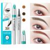 3D Microblading Eyebrow Pen Waterproof Fork Tip Eyebrow Tattoo Pencil Long Lasting Professional Fine Sketch Liquid Eye Brow Pen