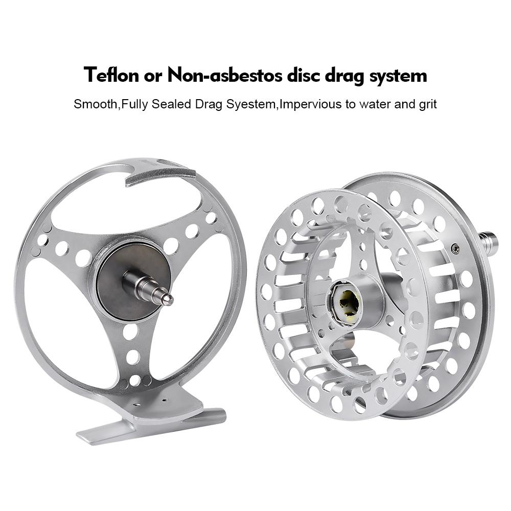 Full Metal Fly Fishing Reel Aluminum Alloy Body Reel with CNC Machined 3/4 5/6 7/8 Fishing Fly Reel