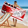 מגבת חוף מודפסת AFC Ajax, מגבת גדולה רכה המתייבשת במהירות לקמפינג חוף שחייה