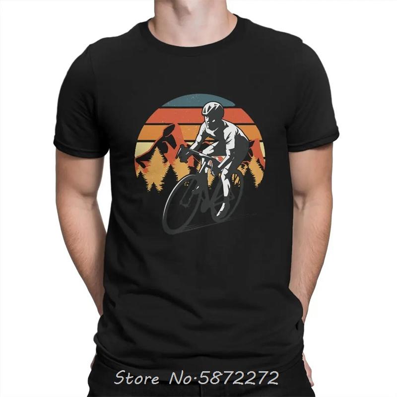 Downhill Mountain Bike MTB Sport Lover Creative Tee Shirt Unisex Cotton Tshirt Oversized T Shirt Mens Clothing Fitness Tshirt